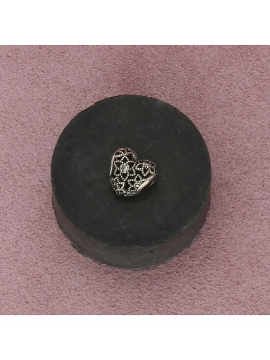 Pandora Jewelry - pandora sterling silver cz blooming heart bead charm pendant
